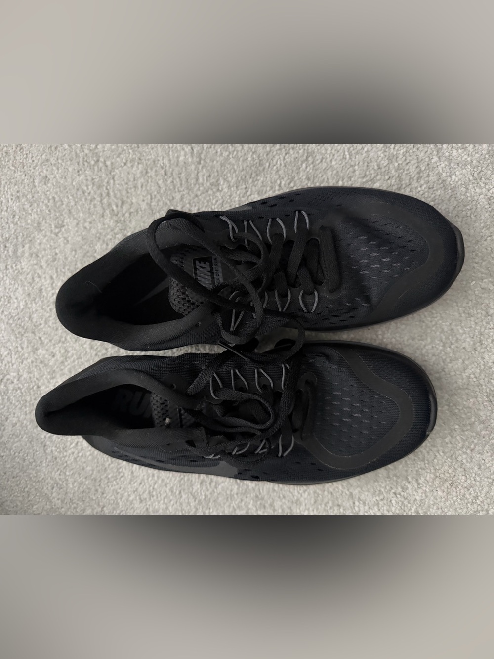 Nike Flex running/training shoes triple black